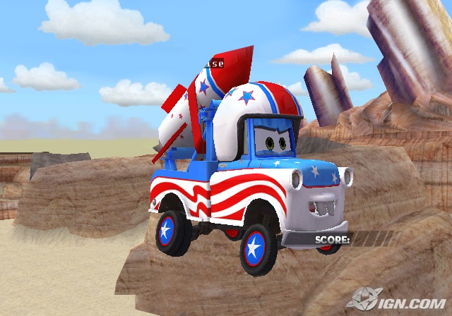 Nintendo DS - Cars Race-O-Rama screenshot