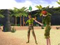 Nintendo Wii - Sims 2: Castaway, The screenshot